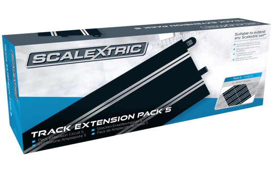 Scalextric Standard gerade Erweiterungs Pack 350mm 8Stück Art 8554